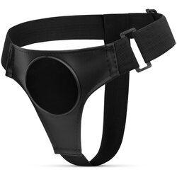 Easytoys Fetish Collection Fetish Collection – Harness With Suction Cup – Black Cene