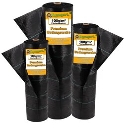 Aquagart 96 m² folija za plevel iz mlete tkanine mulčna folija 100 g širine 1,65 m, (22074905) Cene
