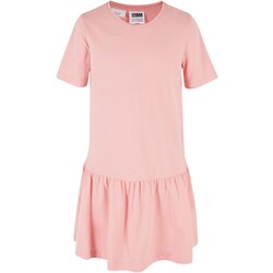 Urban Classics Kids Valance Tee Dress for Girls - Pink Cene