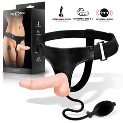 LATETOBED Brato Inflatable Strap-On Skin Cene