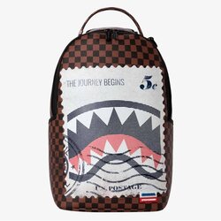 Sprayground Usps shark stamp backpack Cene