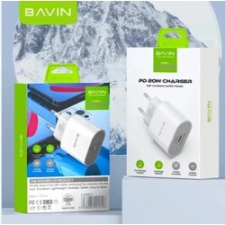 BAVIN punjač 20W USB-C + kabl Lightning 30W bela ( 90035 ) Cene