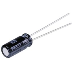 Frolyt E-RF3082 elektrolitski kondenzator radijalno ožičen 2.5 mm 4.7 µF 50 V 20 % (Ø x D) 5.5 mm x 12 mm 1 St. Cene