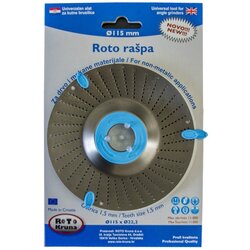 ROTO KRUNA Brusna ploča za drvo RAŠPA OKRUGLA 1.5mm Cene