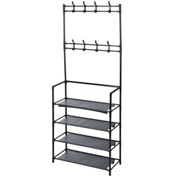 Storage solutions Regal za oblačila s 4 policami 60x26x155 cm Cene