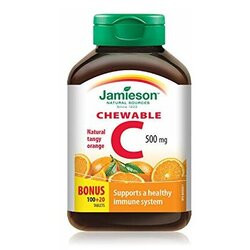 Jamieson vitamin c tablete za žvakanje 100+20X500mg Cene