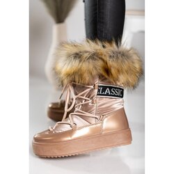 Fenzy Gležnjače S Umjetnim Krznom Sutera, Boja Šampanjca Cijene