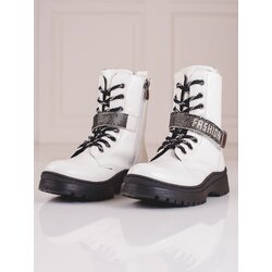 W. POTOCKI Potocki girls' ankle boots with white crystals Cijene