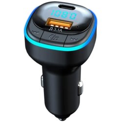  Bluetooth FM LED Transmiter C33 5V/ 3.1A crni Cene