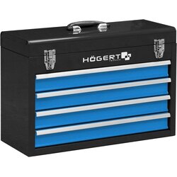 HÖGERT® HT7G075 metalna kutija za alat s 4 ladice, 218x360x520 mm Cene
