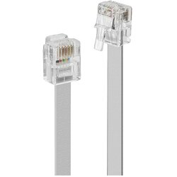 Lindy isdn priključni kabel [1x RJ12 vtič 6p6c - 1x RJ12 vtič 6p6c] 2 m siva, (20411078) Cene