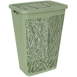 Košare za perilo Košara za prljavo rublje JUNGLE 55 L – zelena Cene