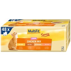 MultiFit Cat Junior mix piletina u umaku Multipack 48x100 g Cene