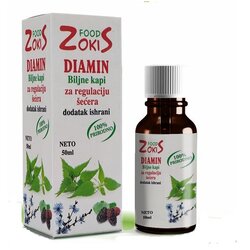 ZOKIS FOOD diamin biljne kapi za regulaciju šećera u krvi 50ml Cene