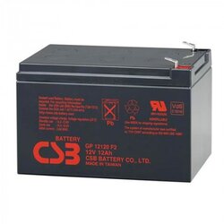 Csb GP 12120 Standby USV GP12120F2 svinčeni akumulator 12 V 12 Ah svinčevo-koprenast (Š x V x G) 151 x 100 x 98 mm ploščati vtič\, 6\,35 mm brez vzdrževanja\, nizko samopraznjenje\,, (20438066) Cene