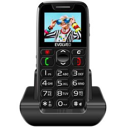 Evolveo EasyPhone telefon na tipke s polnilnim stojalom, črn, (22046483) Cene
