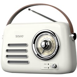 Savio RS-02 Portable Radio, white Cene