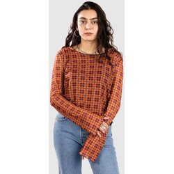 24COLOURS 12444 Mesh Layer Majica z dolgimi rokavi patterned Cene