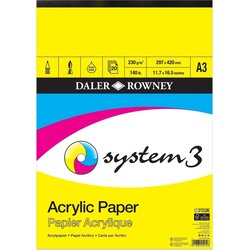 DALER ROWNEY System3 Acrylic Paper Cene