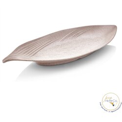 Leaf pladanj /melamin – bež boja/ – 37x15cm Cene