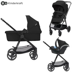 Kinderkraft kolica 3u1 newly mink pro classic black ( KSNEWL00BLK300I ) Cene