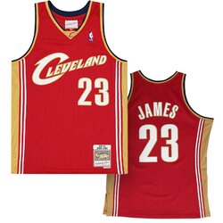 Mitchell And Ness muški Lebron James 23 Cleveland Cavaliers 2003-04 Swingman Road dres Cene