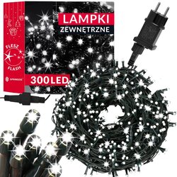 springos lampice za bor Flash 300 LED hladno bijela Cene