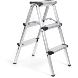 ALU dvostrane sklopive ljestve - 2x3 prečke 73 cm protuklizne Cene