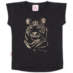 Miss Girly Majice s kratkimi rokavi T-shirt manches courtes fille FIG Črna Cene
