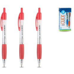  Click, hemijska olovka, crvena, 0.7mm ( 131340 ) Cene