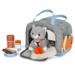 Small foot by Legler Small Foot Plush Cat Care Set Animals Pastel plišasta igrača 2y+ 1 kos Cene