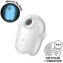 SATISFYER AIR Klitoralni Stimulator Satisfyer Glowing Ghost White Cene