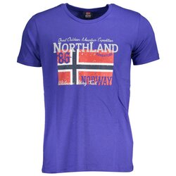 SCUOLA NAUTICA ITALIANA NORWAY 1963 MEN'S BLUE SHORT SLEEVED T-SHIRT Cene