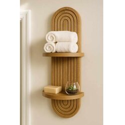 Hanah home Dekorativna zidna polica Artmtkwll2 Wenge Cene
