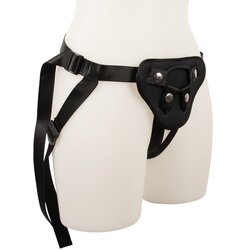 Vegan Fetish Comfortable Adjustable Strap-On Black Cene
