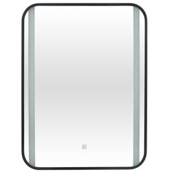 Hydra pravougaono led ogledalo sa crnim ramom 80x60 DH-6080BLMB Cene