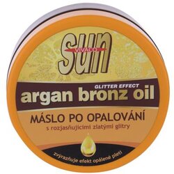 Vivaco Sun Argan Bronz Oil Glitter Aftersun Butter maslac nakon sunčanja s arganovim uljem i sjajem 200 ml Cene