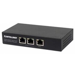 Intellinet 2-Port Gigabit High-Power PoE+ Extender Repeater, IEEE 802.3at /af Power over Ethernet (PoE+ /PoE), metal Cene