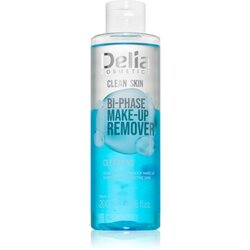 Delia Cosmetics Clean Skin dvofazni odstranjevalec ličil za obraz in predel okoli oči 200 ml Cene