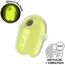 SATISFYER AIR Klitoralni Stimulator Satisfyer Glowing Ghost Green Cene