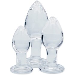 Clarity Glass Dildo Utopian Trinity Cene