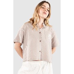Monet Skateboards Frankie Gingham Srajca deep taupe / birch Cene