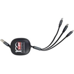 HP Autozubehör Ladekabel 3in1 ausziehbar USB punjač unutrašnje područje Izlazna struja maks. 2 A 1x USB-C®, #####1x Appl Cene