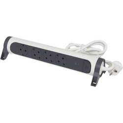 LEGRAND ELECTRIC Prenosiva utičnica S PRENAPONSKOM ZAŠTITOM 4-STR 1,5m BIJELO/CRNA 694507 Cene