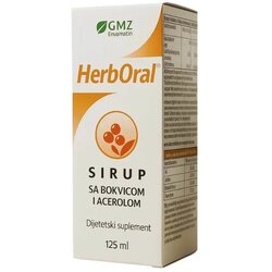 HerbOral Sirup sa bokvicom i acerolom, 125ml Cene