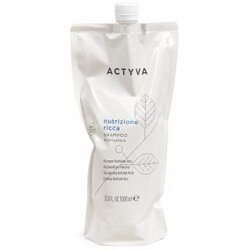 Kemon Actyva Nutrizione Ricca Rich Nutrition Shampoo negovalni šampon za goste lase Refill 1000 ml Cene