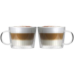 Vialli Design Staklene šalice u setu 2 kom za cappuccino 250 ml Livio Duo – Cene