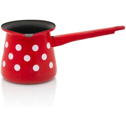 Metalac džezva s kljunom red dots 11cm / 0,70lit. Cene