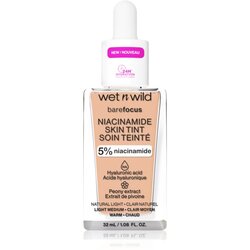 Wet'n wild Bare Focus Niacinamide Skin Tint lahki vlažilni tekoči puder odtenek Light 32 ml Cene