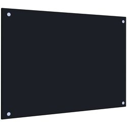 vidaXL kuhinjska zaštita od prskanja crna 70 x 50 cm kaljeno staklo Cijene